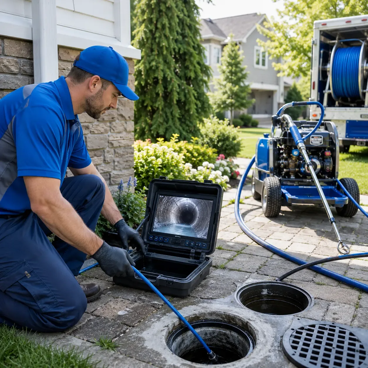 Outdoor drain cleaning professionals serving Worthington, IN